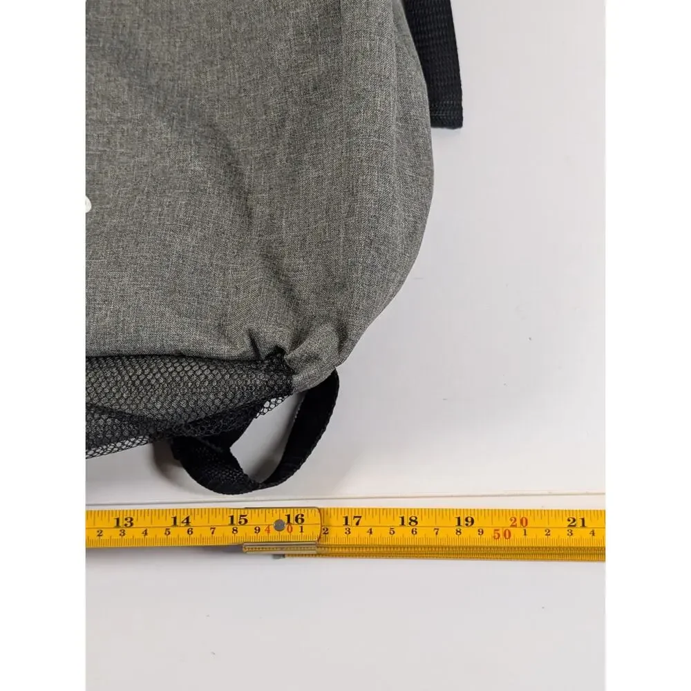 Boeing Gray Laptop Backpack Travel School Work Book Bag Carry-On Daypack